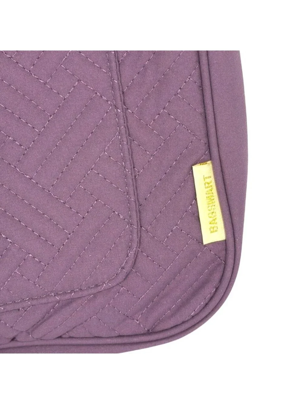 Travel Toiletry Bag Hanging Hook Quilted Fabric Purple Zipper Closures BagSmart